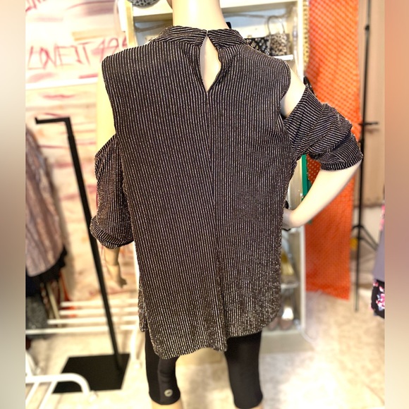 10088 Gold Color shimmering tunic size XXL - Picture 10 of 10